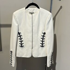 Balenciaga white jacket 36